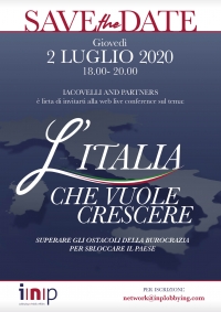 Web Live, L&rsquo;ITALIA CHE VUOLE CRESCERE, Superare gli ostacoli della burocrazia per sbloccare il Paese.